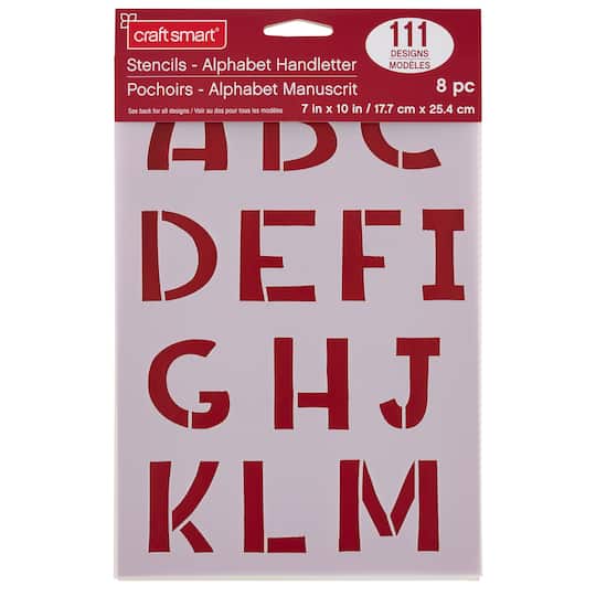 1.5" Handletter Alphabet Stencils by Craft Smart®